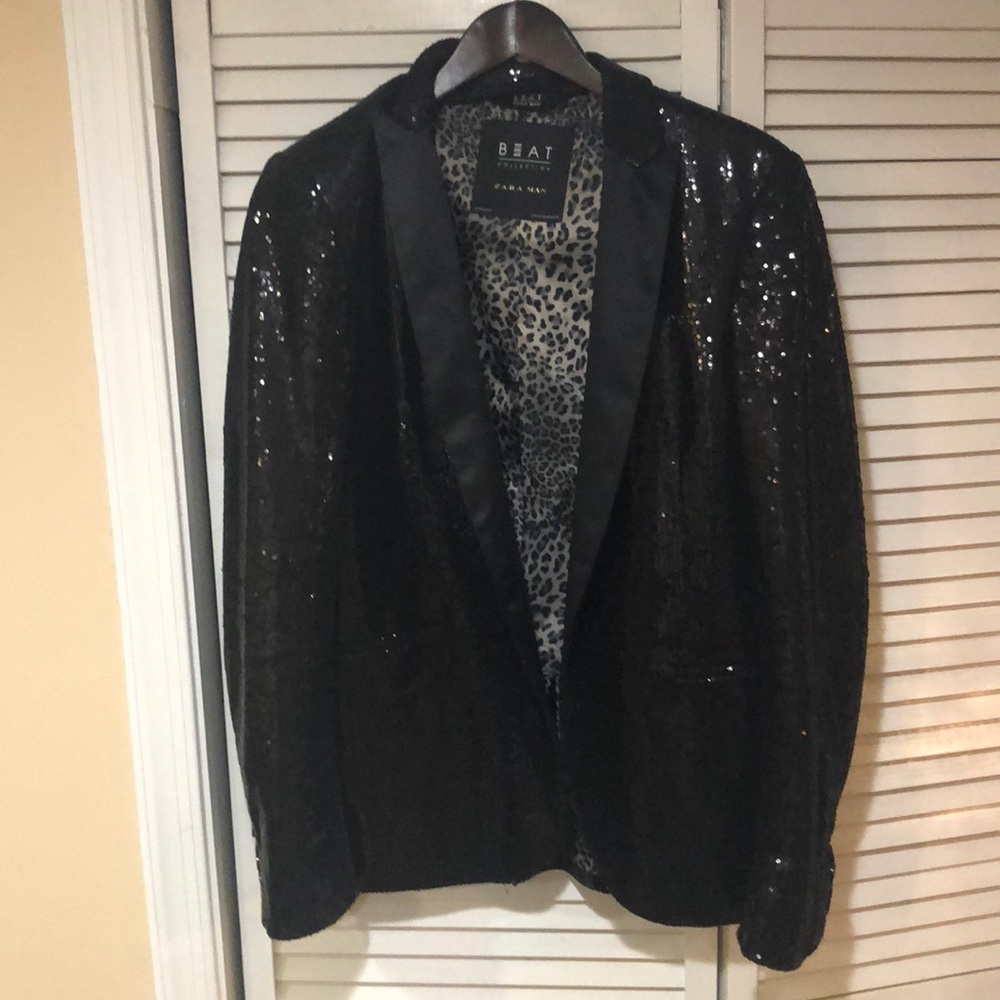 Zara men’s sequin blazer size 38